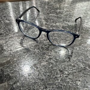 Giorgio Armani Navy AR7003 5004 Frames of Life Made In Italy 50-18 140